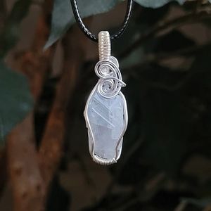 Handmade Rainbow Quartz Crystal Necklace